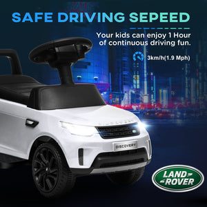 1 Land Rover Licensed 6V Ride-On Sliding Car with Music Trend Times 7