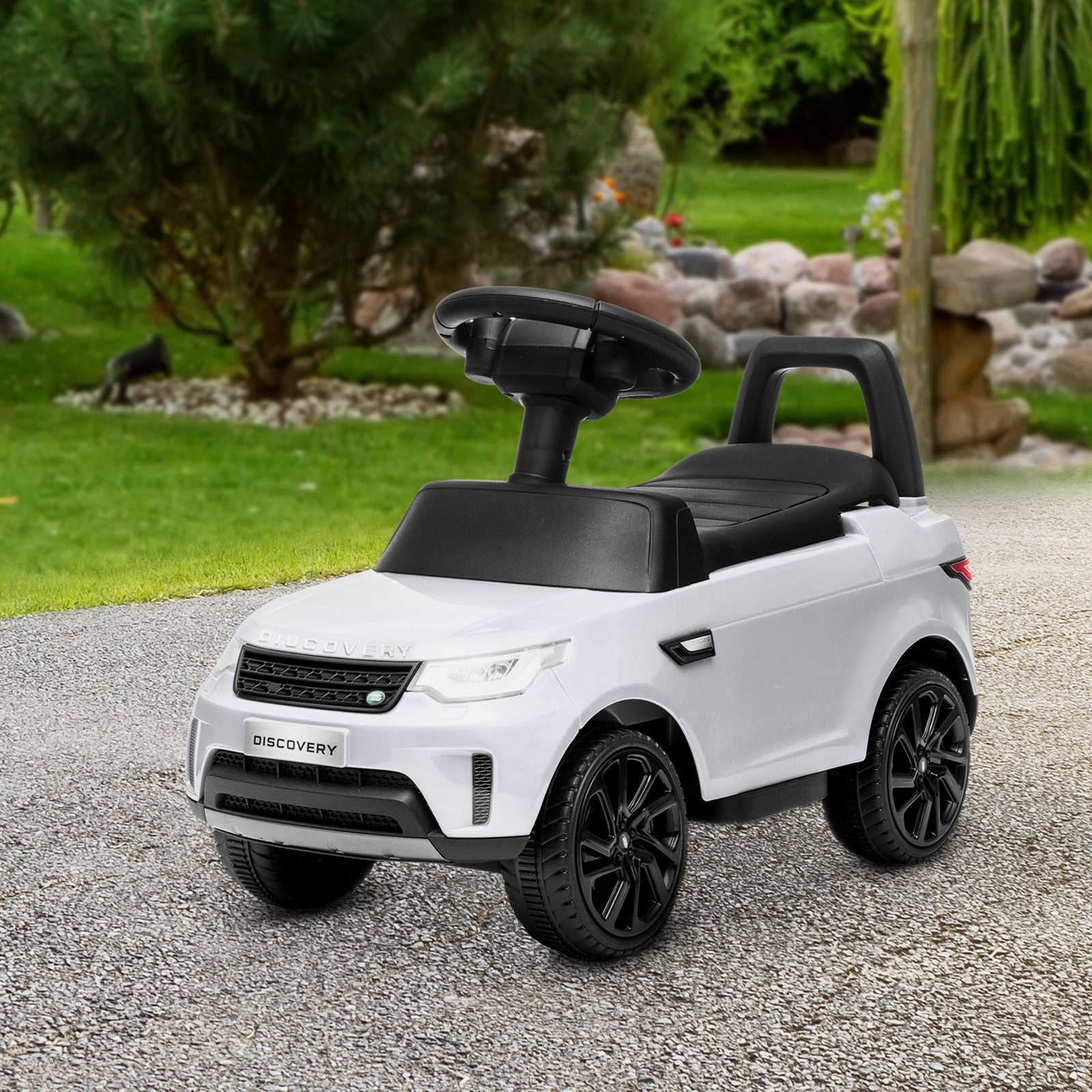 1 Land Rover Licensed 6V Ride-On Sliding Car with Music Trend Times 8