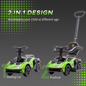 Ride-On Push Car Essenza SCV12 Licensed Toddler Sliding Manual Green Trend Times 5