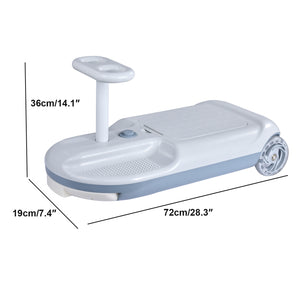 2-in-1 Toddler Electric Ride-On Car and Portable Cleaning Mop Kart Trend Times 6