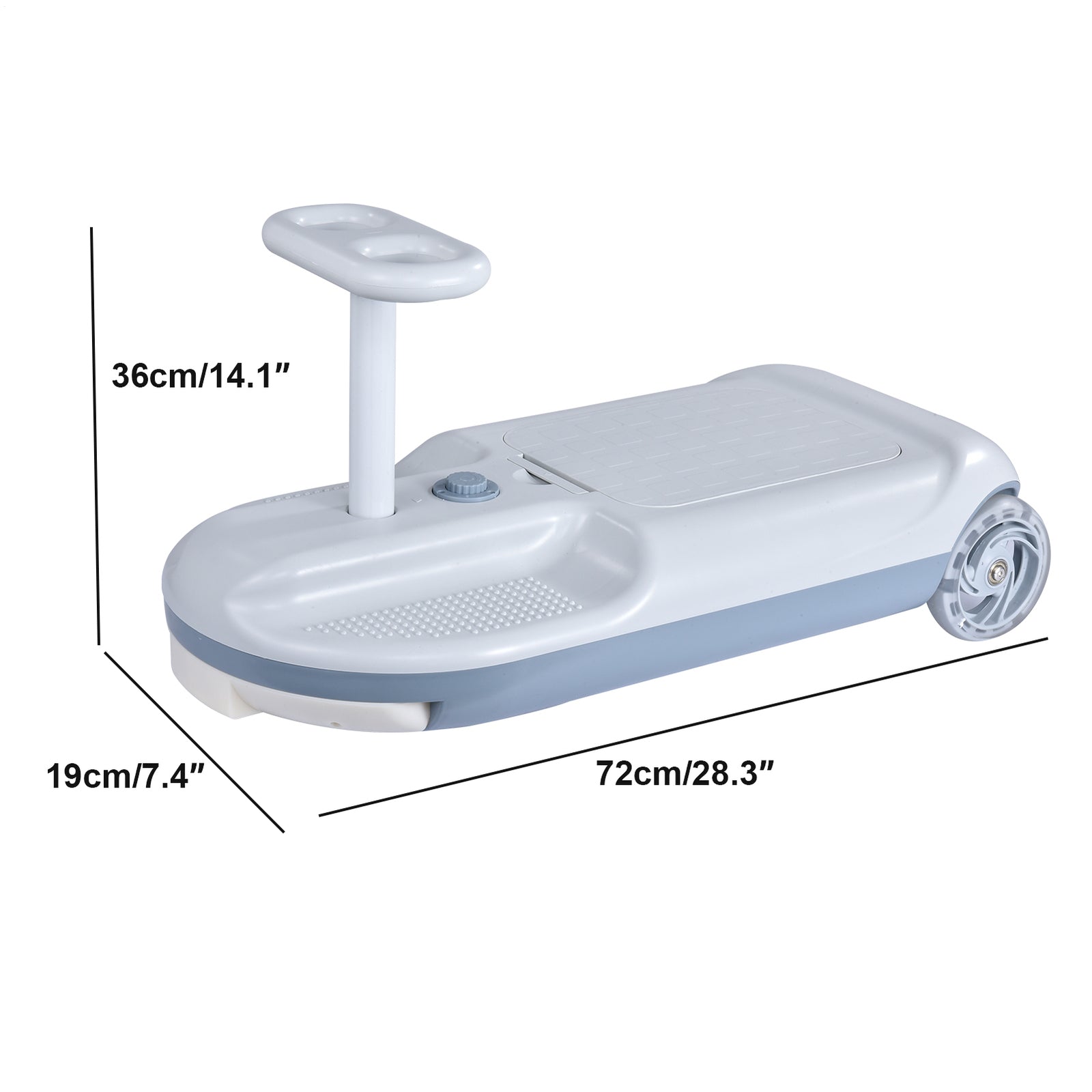 2-in-1 Toddler Electric Car and Portable Cleaning Mop Kart for Kids On-the-Go Trend Times 6