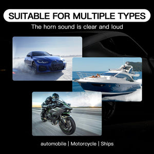 2-Pack 12V Super Loud Electric Snail Car Horns for Motorcycles and Trucks Trend Times 1