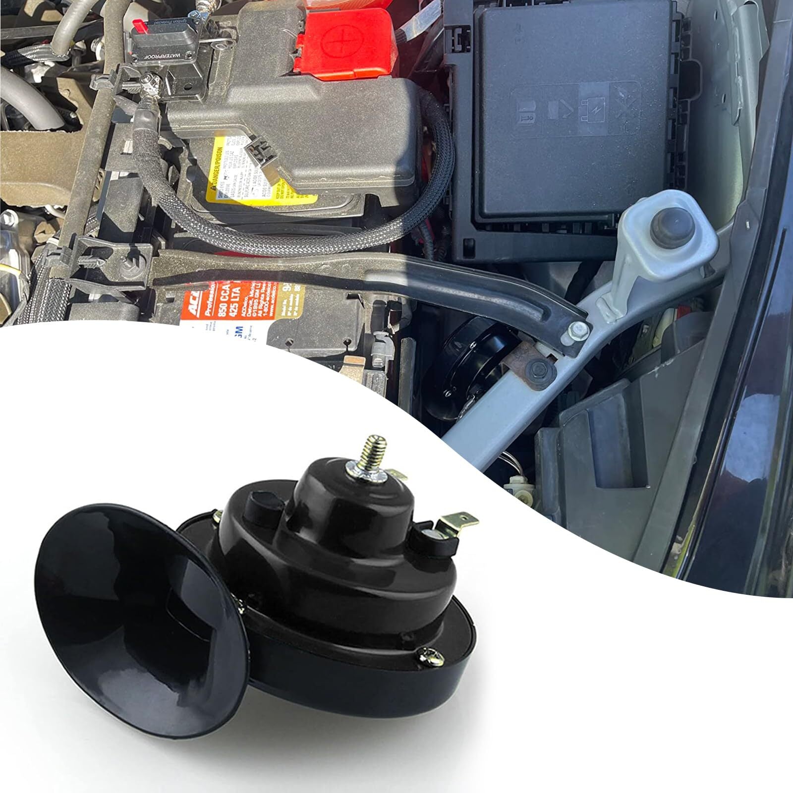2-Pack 12V Super Loud Electric Snail Car Horns for Motorcycles and Trucks Trend Times 4