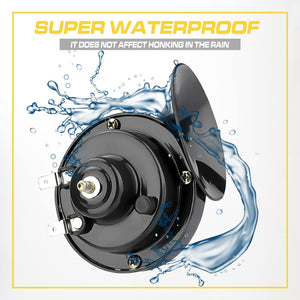 2 Pack 300dB Super Loud Train Horn 12V Waterproof Security Alarm Speaker for Cars Trend Times 2