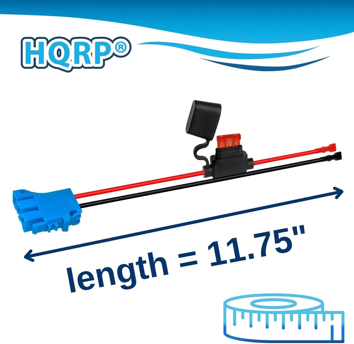 2-Pack Wire Harness and Connector with 8 Fuses for 12V SLA Battery Ride-On Cars Trend Times 3