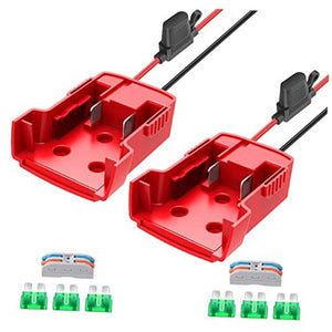 2-Pack 18V Power Wheel Battery Adapter for M18 Milwaukee Tools Trend Times 0