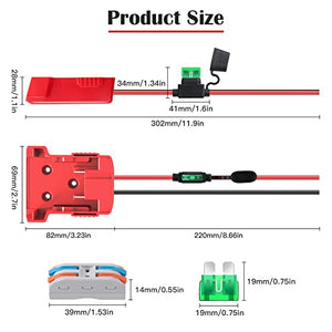 2-Pack 18V Power Wheel Battery Adapter for M18 Milwaukee Tools Trend Times 1