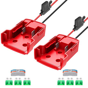 2-Pack 18V Power Wheel Battery Adapter for M18 Milwaukee Tools Trend Times 3