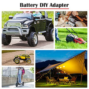 2-Pack 18V Power Wheel Battery Adapter for M18 Milwaukee Tools Trend Times 4