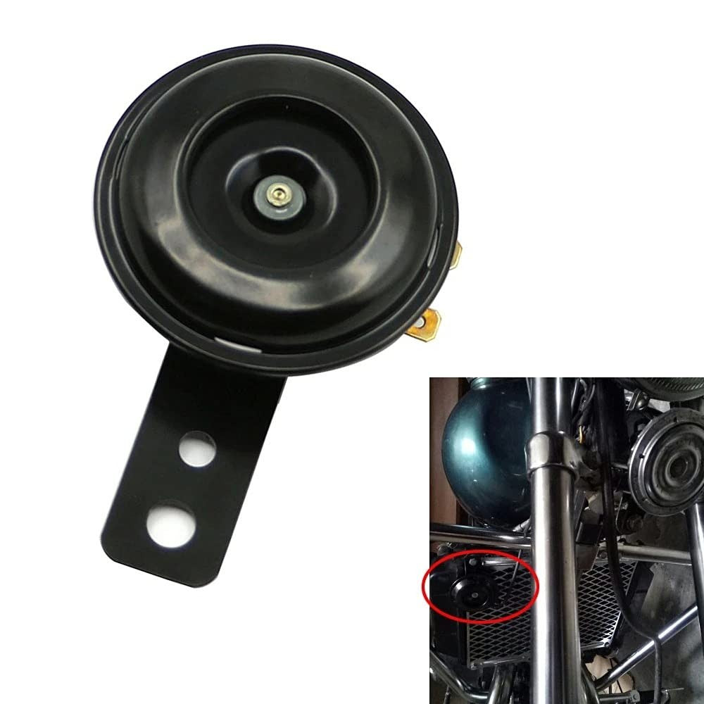 2 PCS 105dB Snail Air Horn Kit 6V DC Electric for Car Motorcycle Truck Trend Times 6