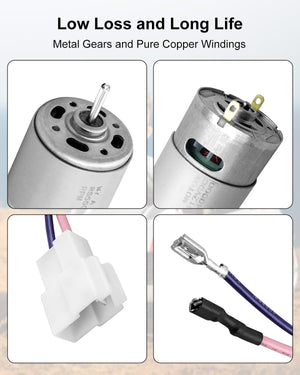 2 Pcs 12V RS550 40000RPM High-Speed Electric Drive Motor for Power Wheel Engine Trend Times 3