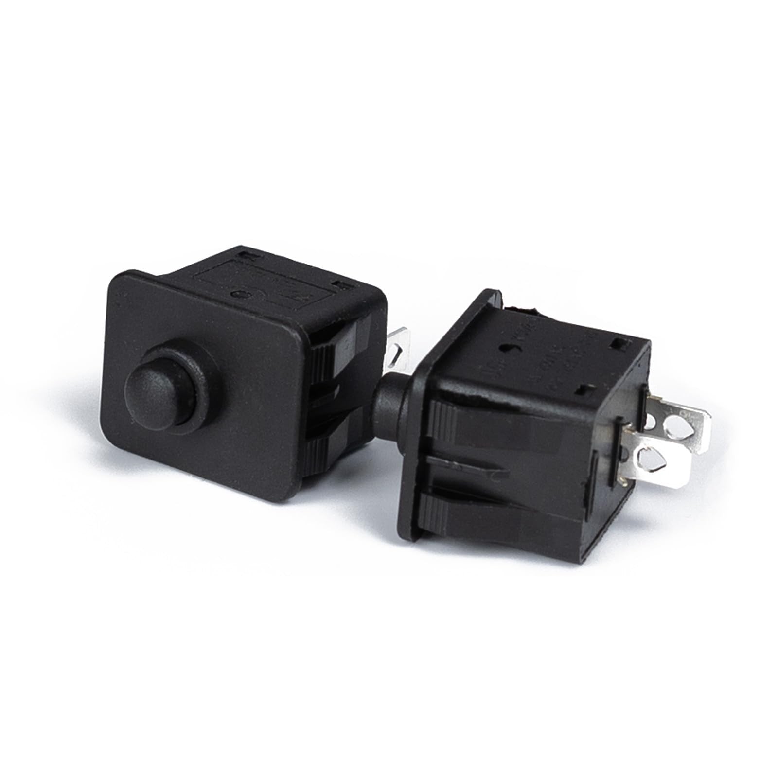 2 Pcs 6V/12V 2-Pin Plunger Power Wheel Foot Pedal Switch for Accelerator Control Trend Times 5