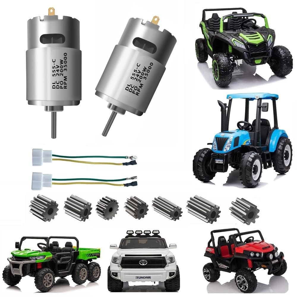 2 Pcs 24V High-Speed Motor Drive for Power Wheels 35000RPM Upgrade Trend Times 2