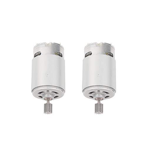 2 Pcs 550 24V 40000RPM Electric Motor for Kids Ride-On Car RS550 High-Speed Replacement Motor Trend Times 2