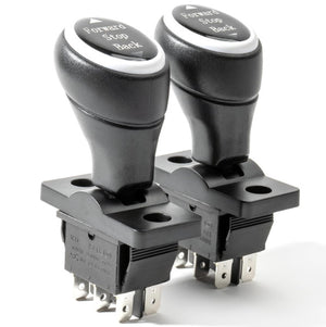2 Pcs 6V-24V Power Wheels Ride-On Toy Forward Reverse Gear Lever Switch Replacement Part Trend Times Variant 0