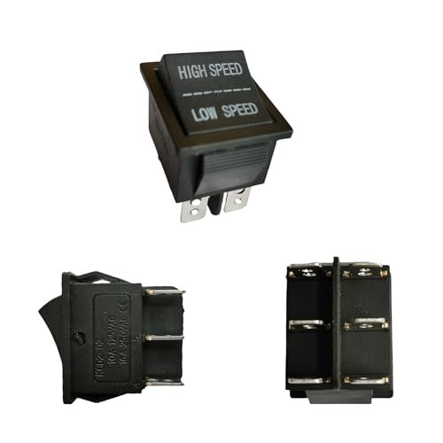 2 PCS 6V 12V High Low Speed Switch for Electric Ride-On Toy Car Replacement Trend Times 0