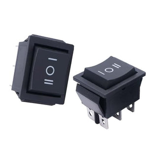 2 PCS 6V 12V ON-OFF-ON Switch Powered Wheels Replacement Part for Ride-On Car Trend Times 4
