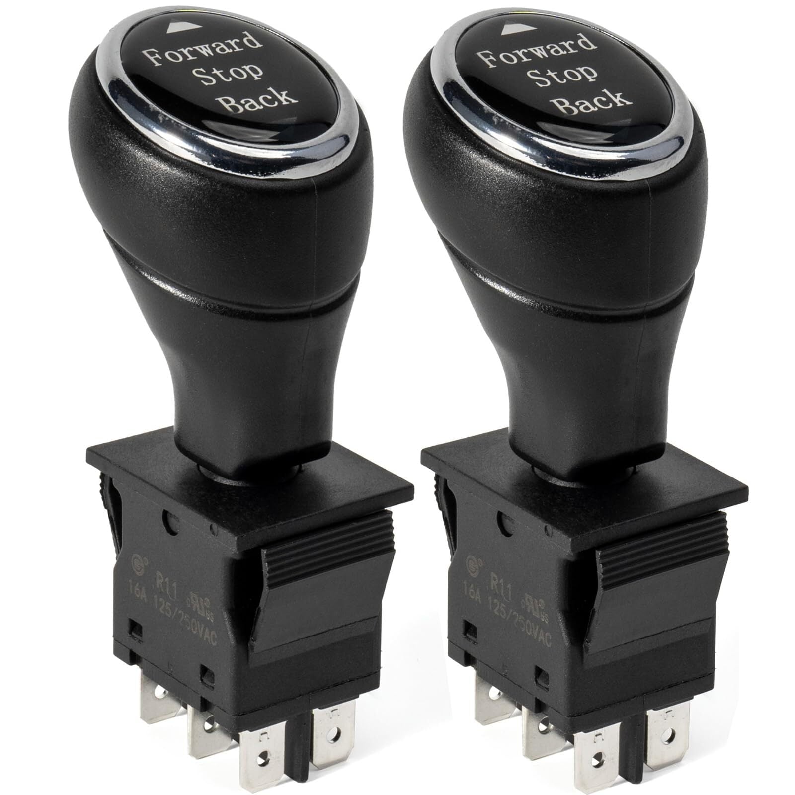 2 Pcs 6V 12V 24V Compatible Power Wheels Forward Stop Back Shift Switch Trend Times Variant 0
