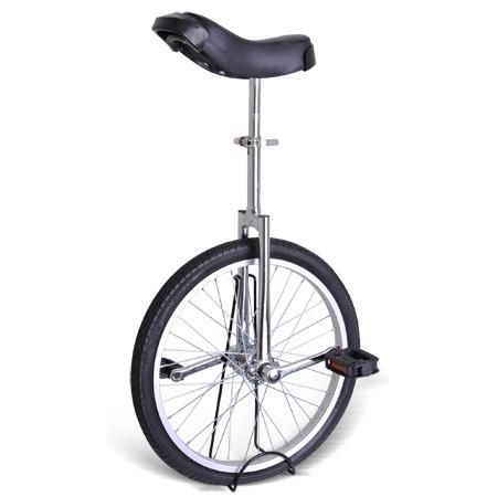 20 inch Wheel Unicycle Chrome