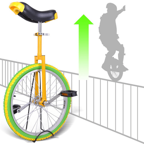 20 inch Wheel Unicycle Lemon