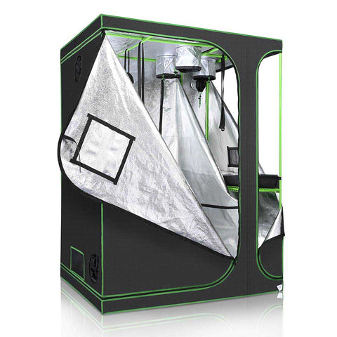 2 in 1 Grow Tent with Shelf 5x4x6.7ft Hydroponic Grow Room