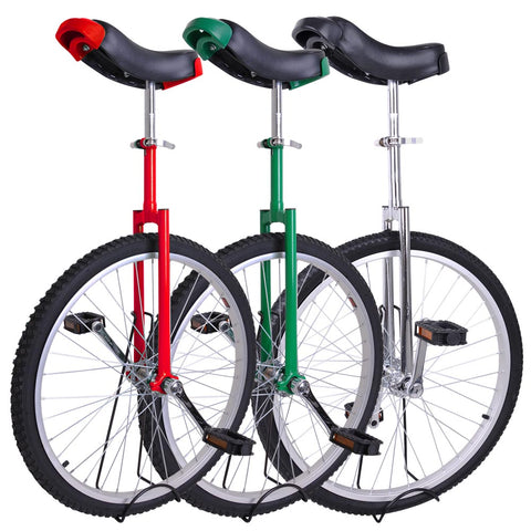 24 inch Wheel Unicycle Multiple Color