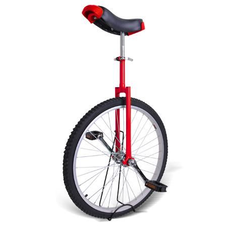 24 inch Wheel Unicycle Red