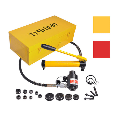 Trendtimes 15 Ton Hydraulic Punch Press w/ 10 Piece Tool Kit