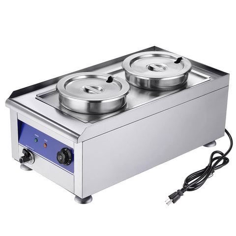 Food Warmer Water Bath Steam Table Stainless Steel