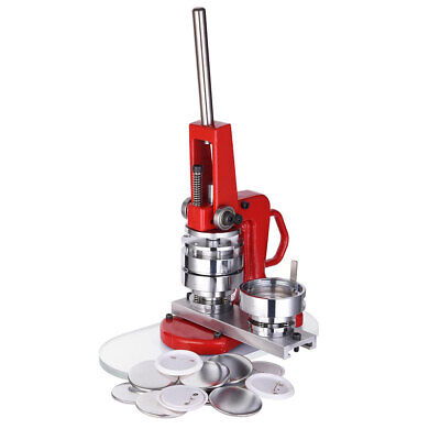 2 1/4" 58mm Button Maker Badge Punch Press Machine with 1000 Parts Circle Cutter - Trend Times Toy Stores