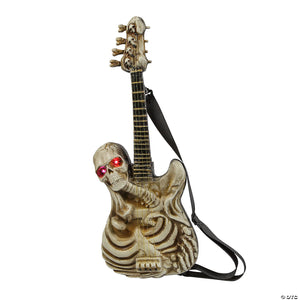 2 Ft. Light-Up Ukulele-Shaped Plastic Skeleton Halloween Decoration - Trend Times Toy Stores