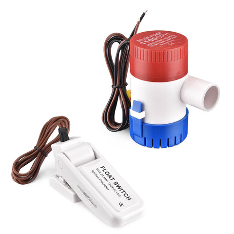 Marine Boat Electric Bilge Pump 1100Gph 12 Volt