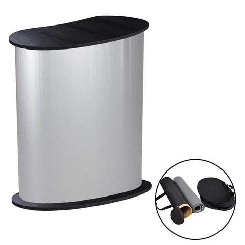 Trendtimes Trade Show Display Podium Table Counter Stand Black