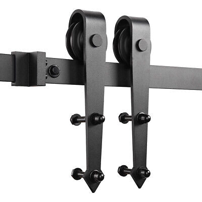 6-6-ft-modern-antique-style-sliding-barn-wood-door-hardware-closet-set-kit-black-72.png
