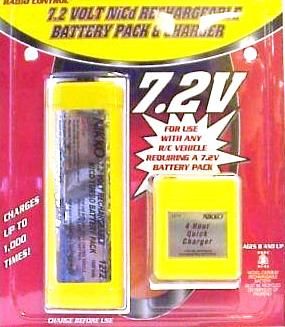 7.2 Volt Rechargeable Battery Pack Is Great For RC Toys