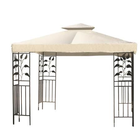 8x8 ft Garden Canopy Gazebo Top Replacement Ivory
