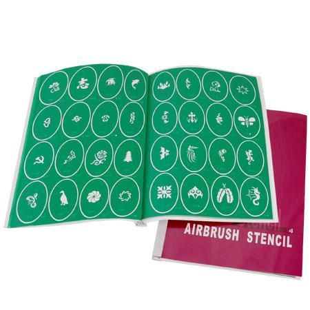 Airbrush Stencils 160 Temporary Tattoos Designs Book 4