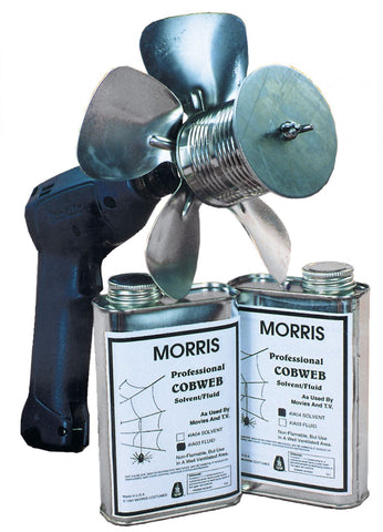 Cobweb Machine With Fluid Solvent Costume