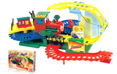 Crazy Fun Train Track Set For Children & Beginners Easy To Play