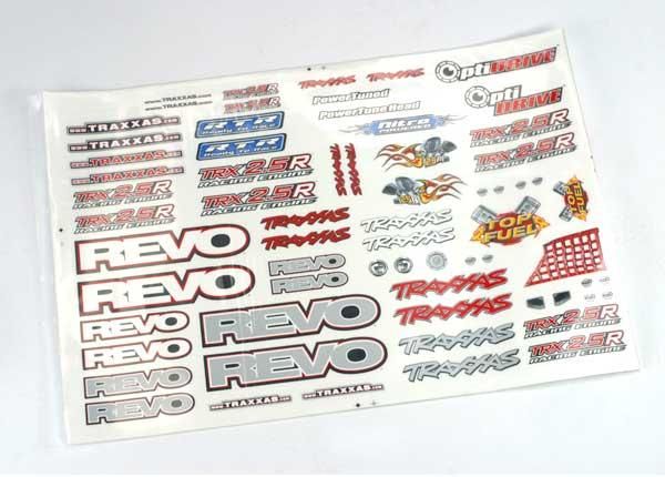 Decal set, Revo (Revo logos and graphics decal sheet) – Trend Times Toy ...