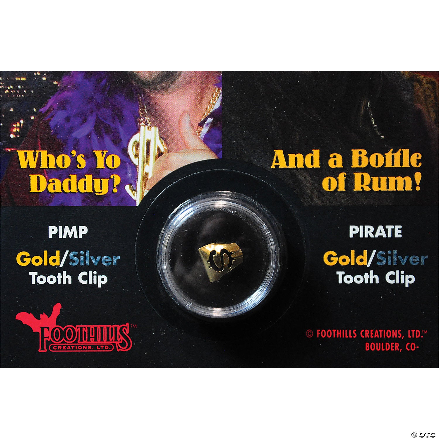 gold clip on tooth~fh25-a01