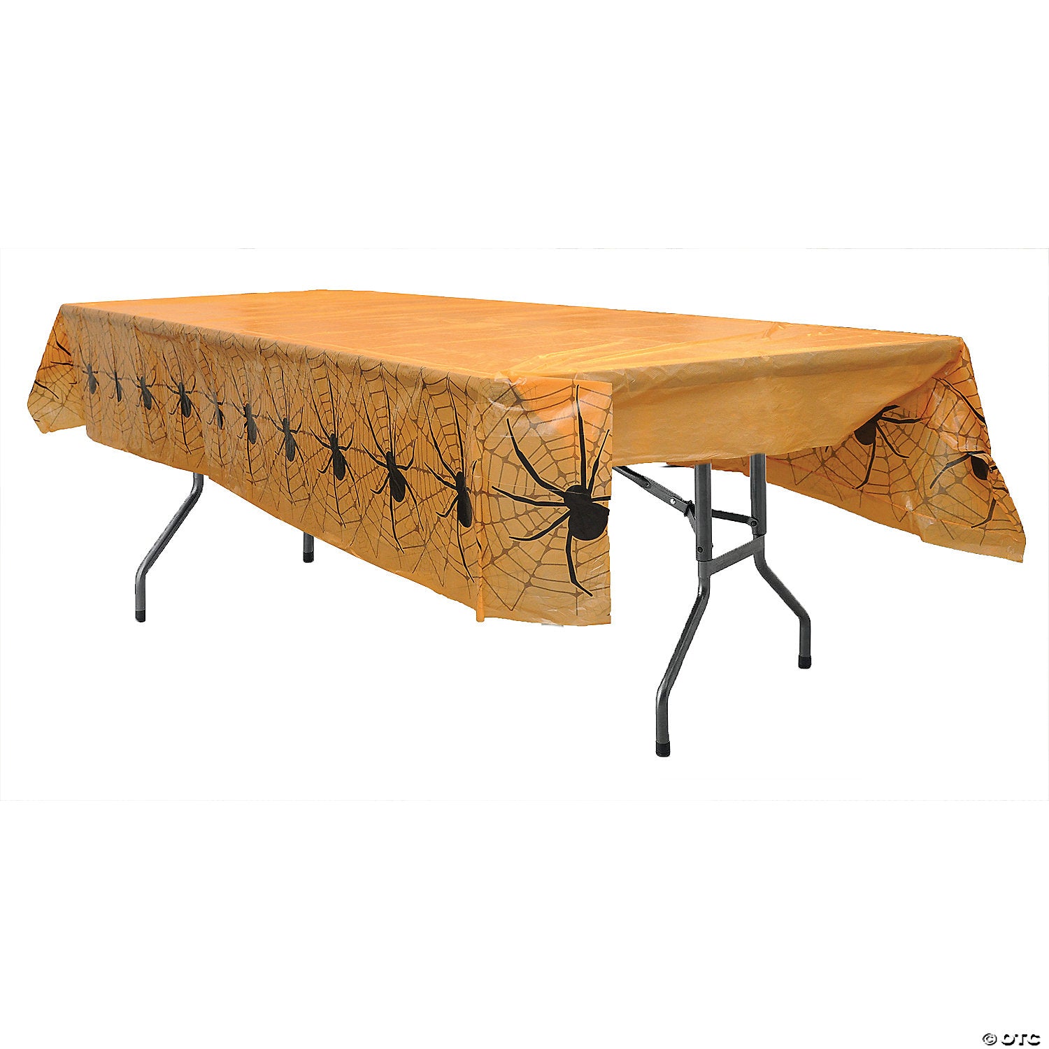 orange halloween tablecloth~fm71214