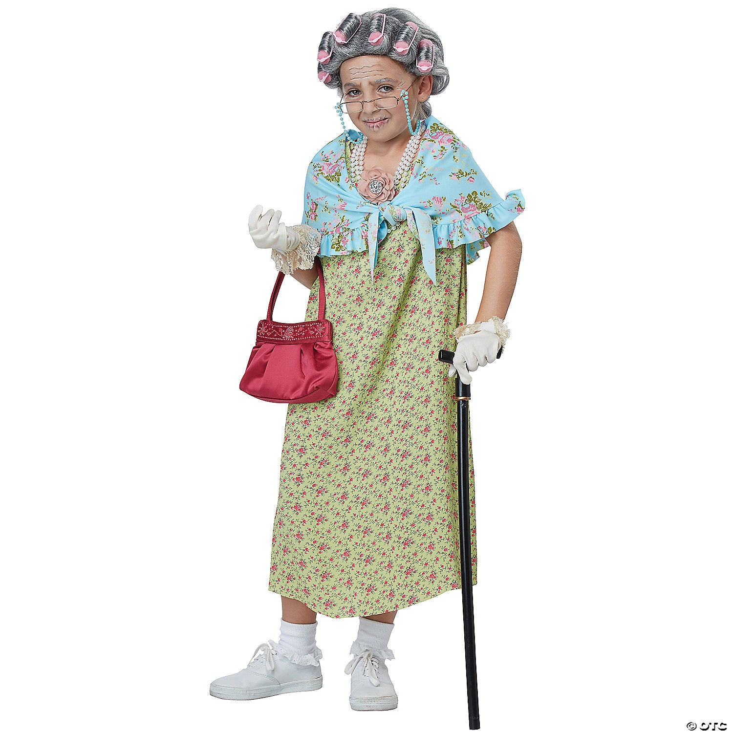 kids old lady costume kit~cc60653
