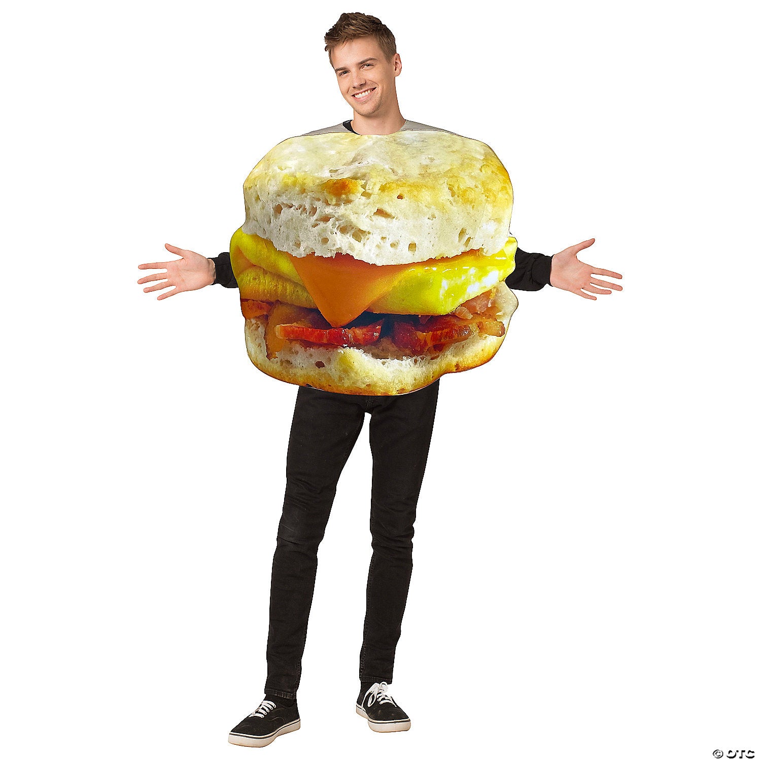 adults get real breakfast sandwich costume~gc6840