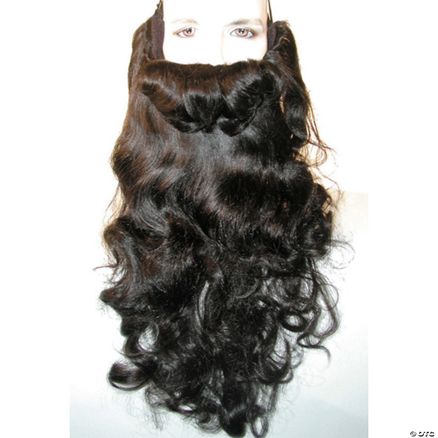 men s hillbilly beard black 1~lw75bk