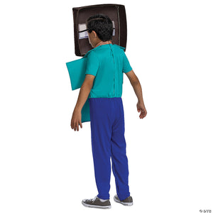kids minecraft steve adaptive costume   medium~dg120759k-a02