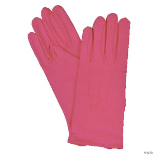 hot pink gloves with snap~ba22