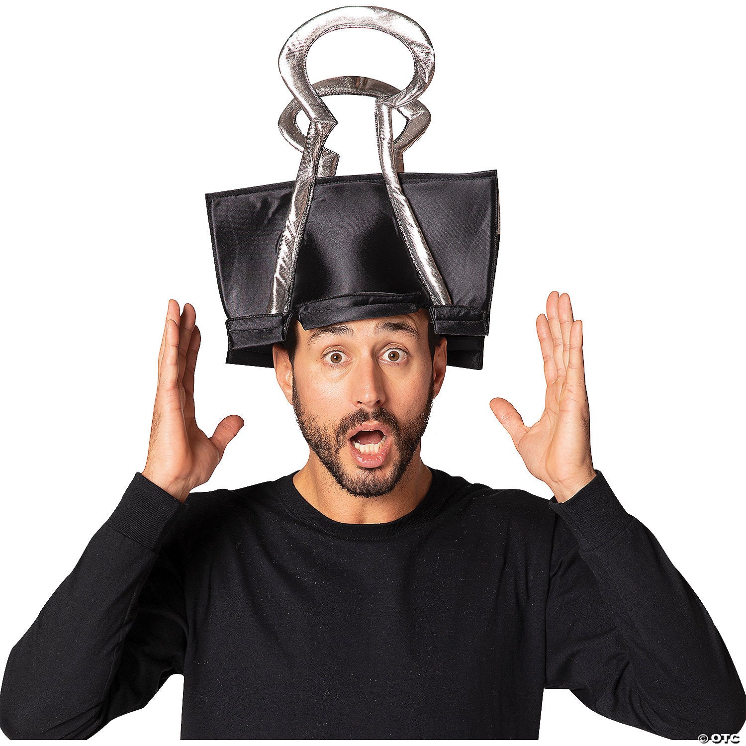 adults binder clip hat~gc1506