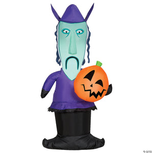 48  airblown inflatable shock with mask and jack o lantern halloween yard decoration~ss228818g