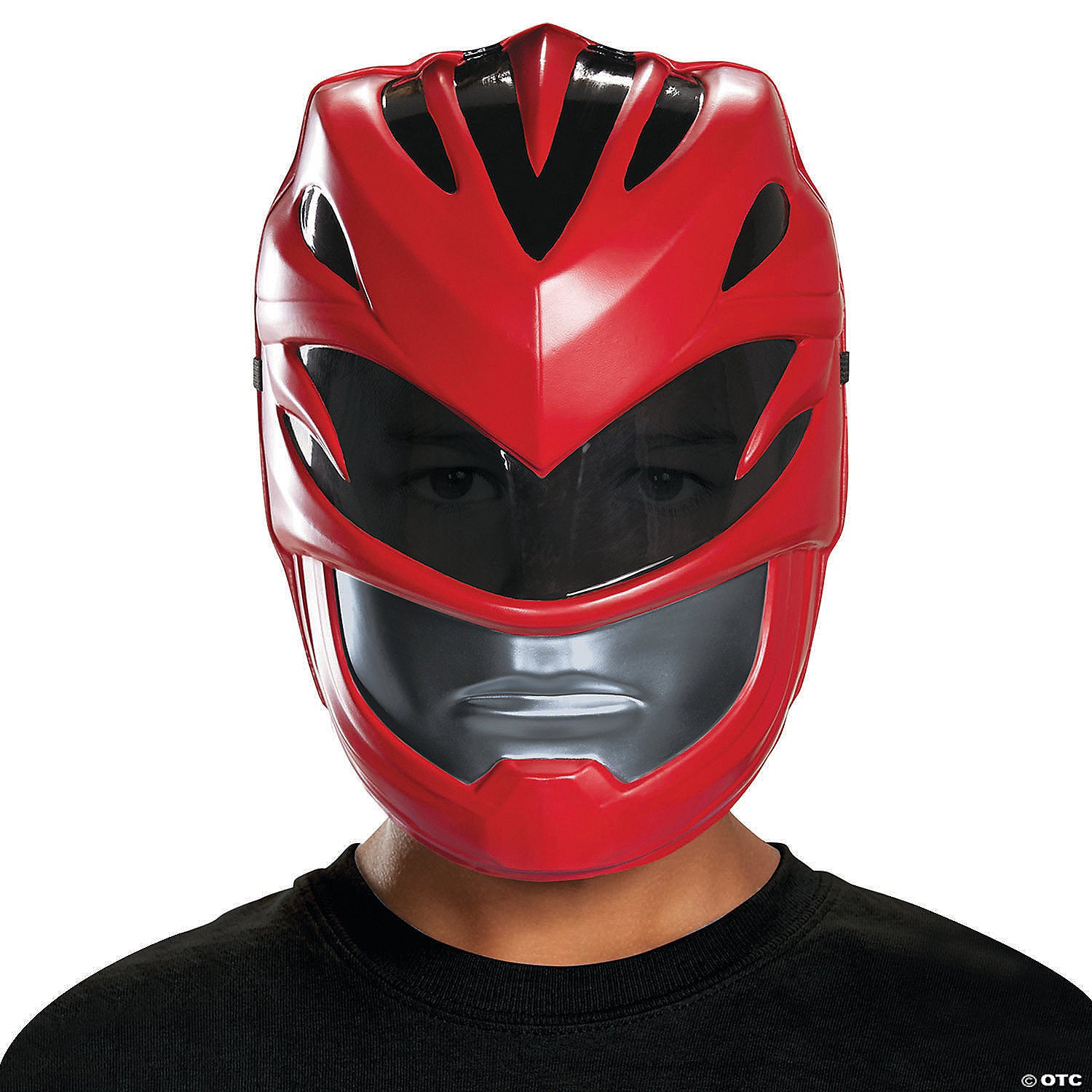 kids mighty morphin power rangers red ranger vacuum mask~dg19654